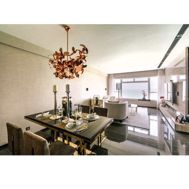 Aqua Blue Dining Room