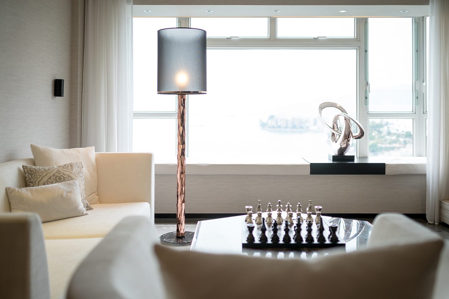 Aqua Blue - Living Room