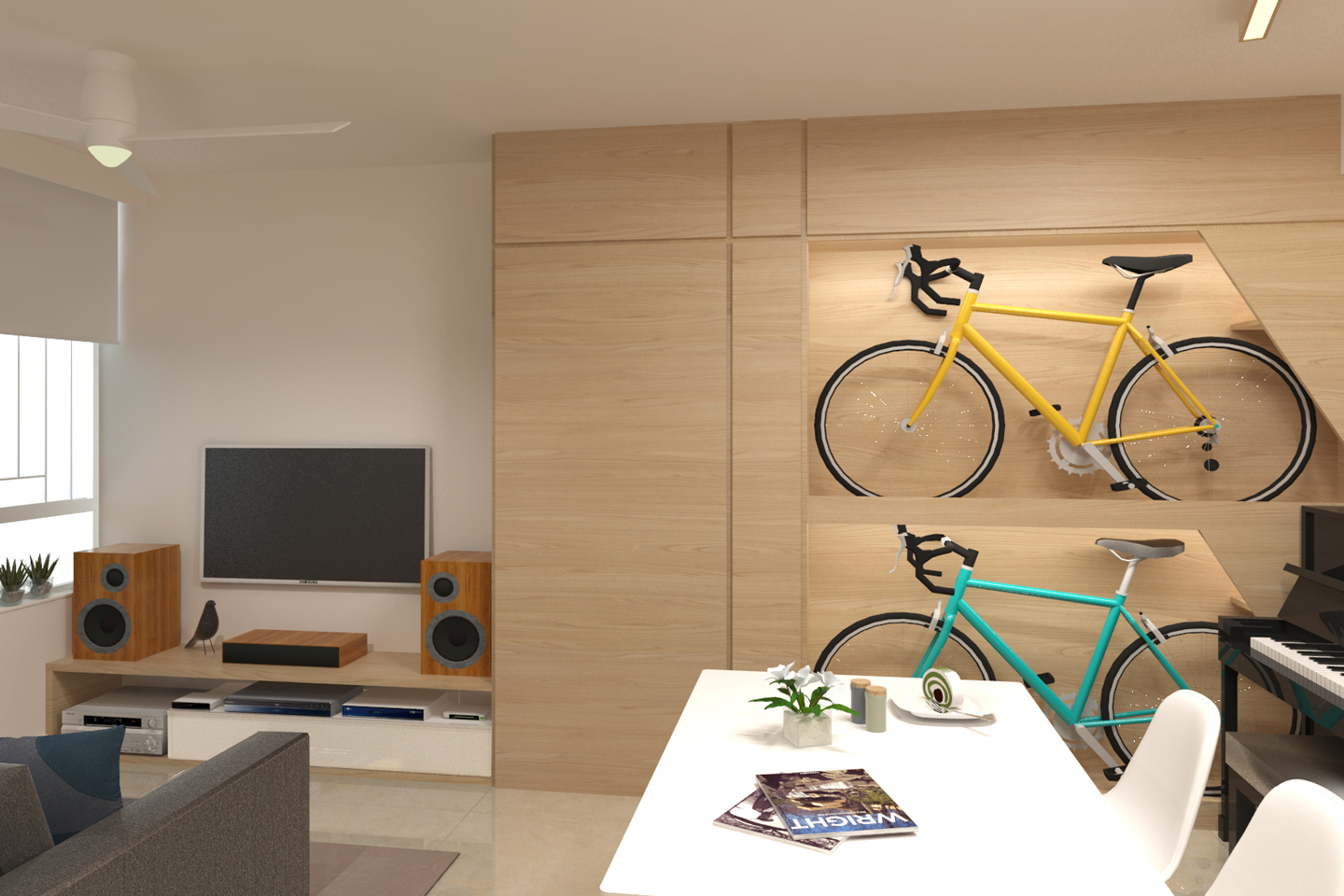 Belvedere Garden - Living & Dining Room