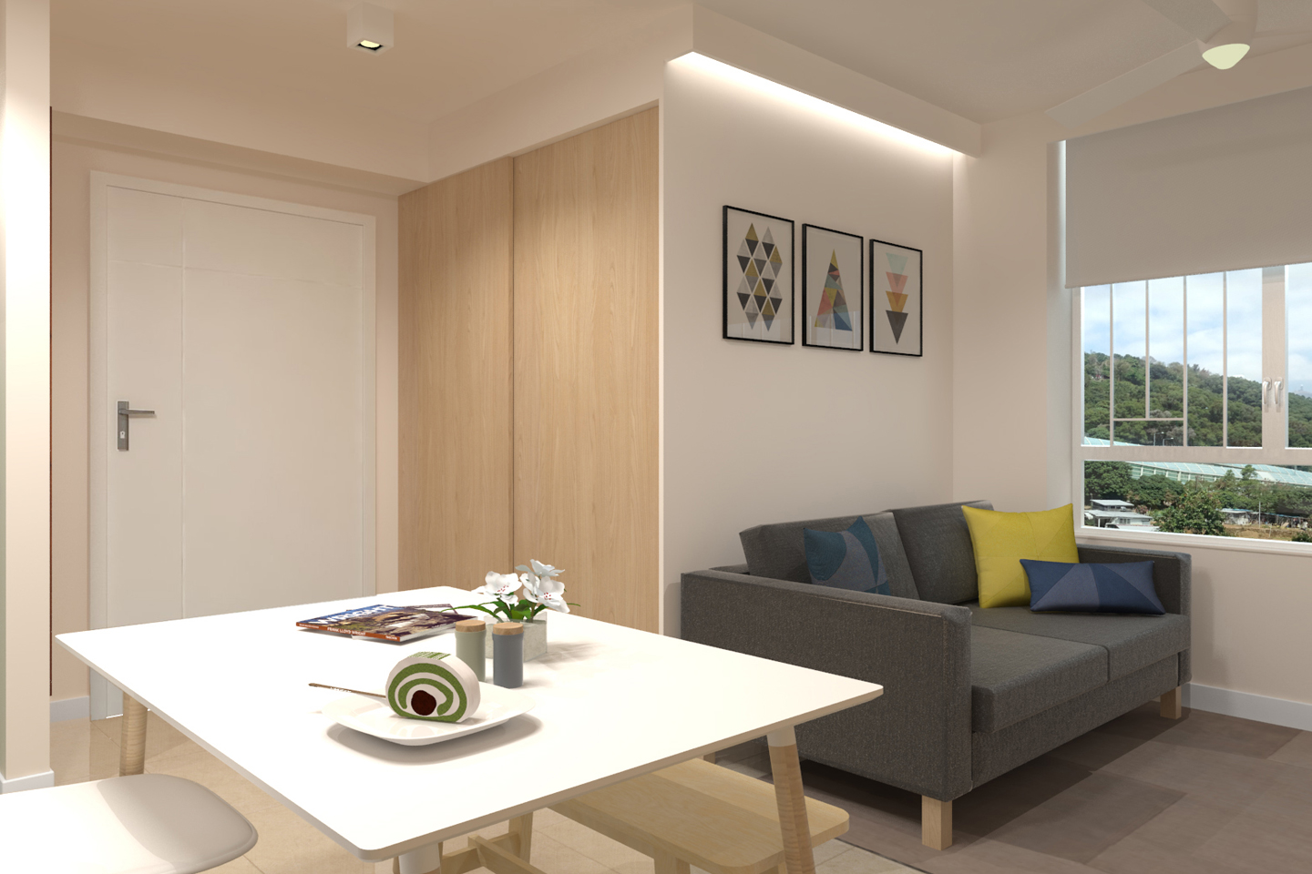 Belvedere Garden - Living & Dining Room