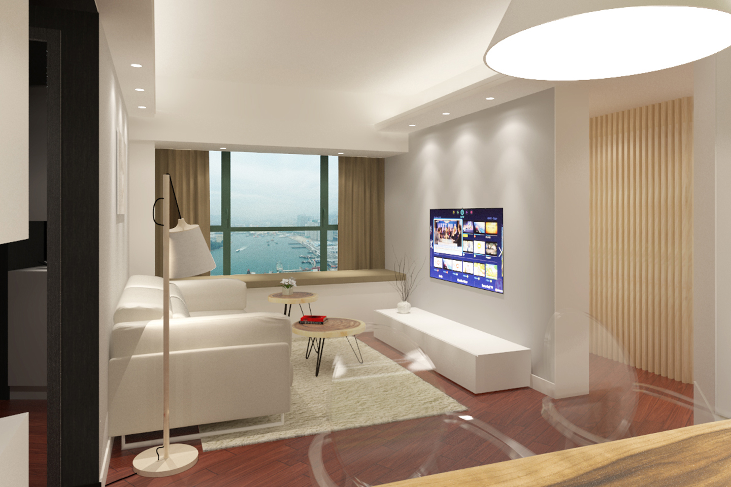 Long Beach - Living & Dining Room