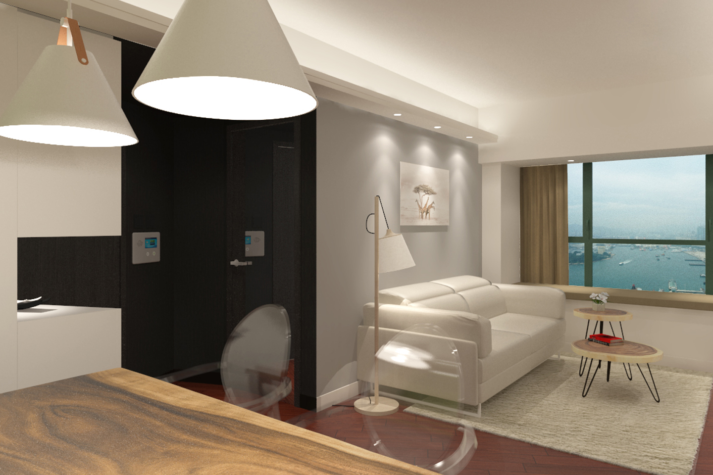 Long Beach - Living & Dining Room